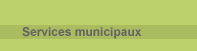 Services municipaux